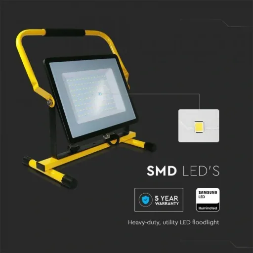VT-109 LED Arbeitsscheinwerfer / Baulampe - 100W - 8000Lm - 4000K