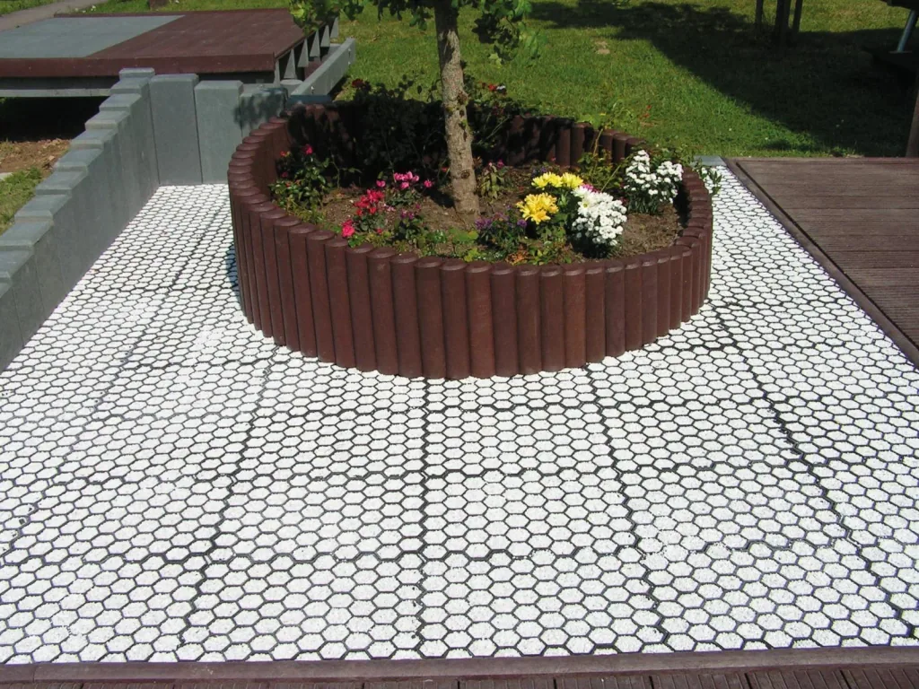 Paddockplatten 50 Stück = 10 m², schwarz