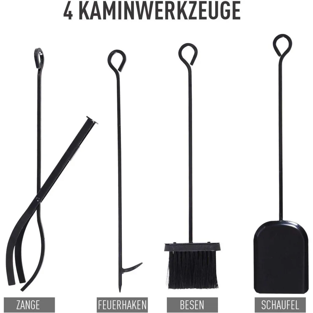 Kaminholzregal mit leicht geschwungener Halterungen