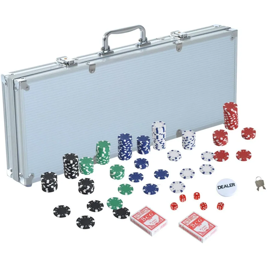 Pokerkoffer alu poker set mit 500 Pokerchips