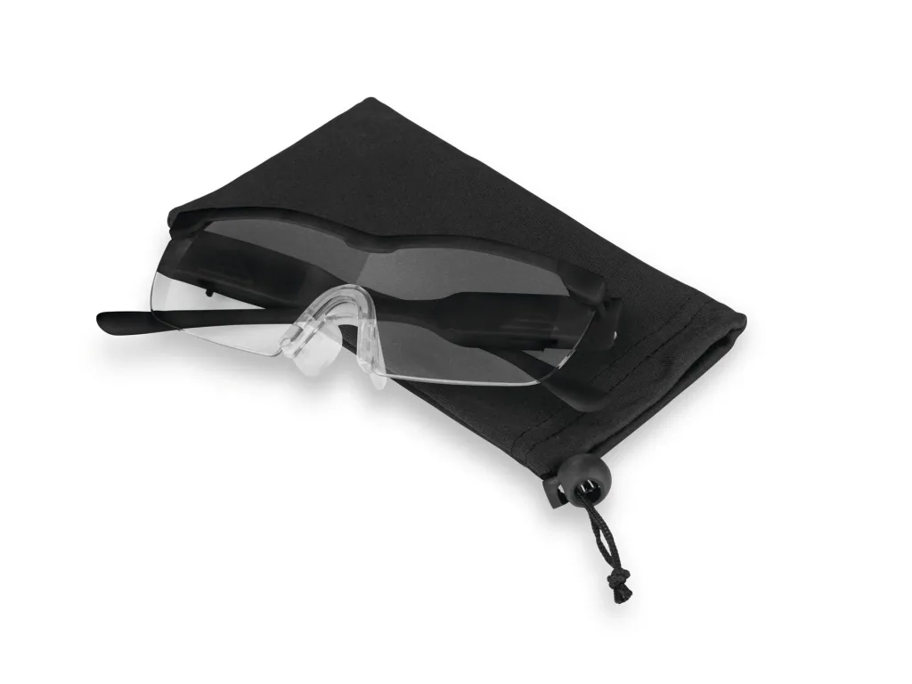 LED-Vergrößerungsbrille, Schwarz