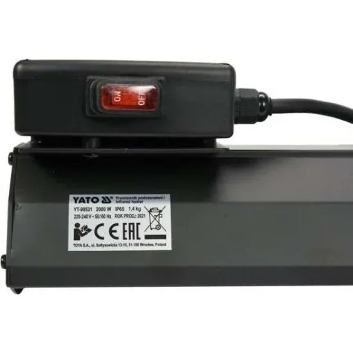 Infrarotheizung - 2000W - 230V - 56x15x7,2cm