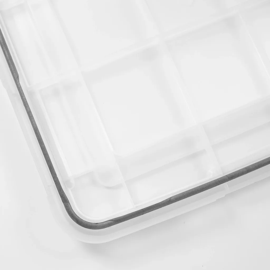 Wasserdichte Box AT-SD C/C/Bk, transparent, 20 Liter