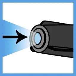 Reparaturstift 5 g MGS für Fliesen inklusive blauem LED-Licht, weiß