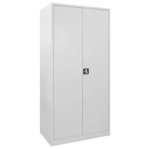 Flügeltürschrank RAL 7035, 195x92x50cm