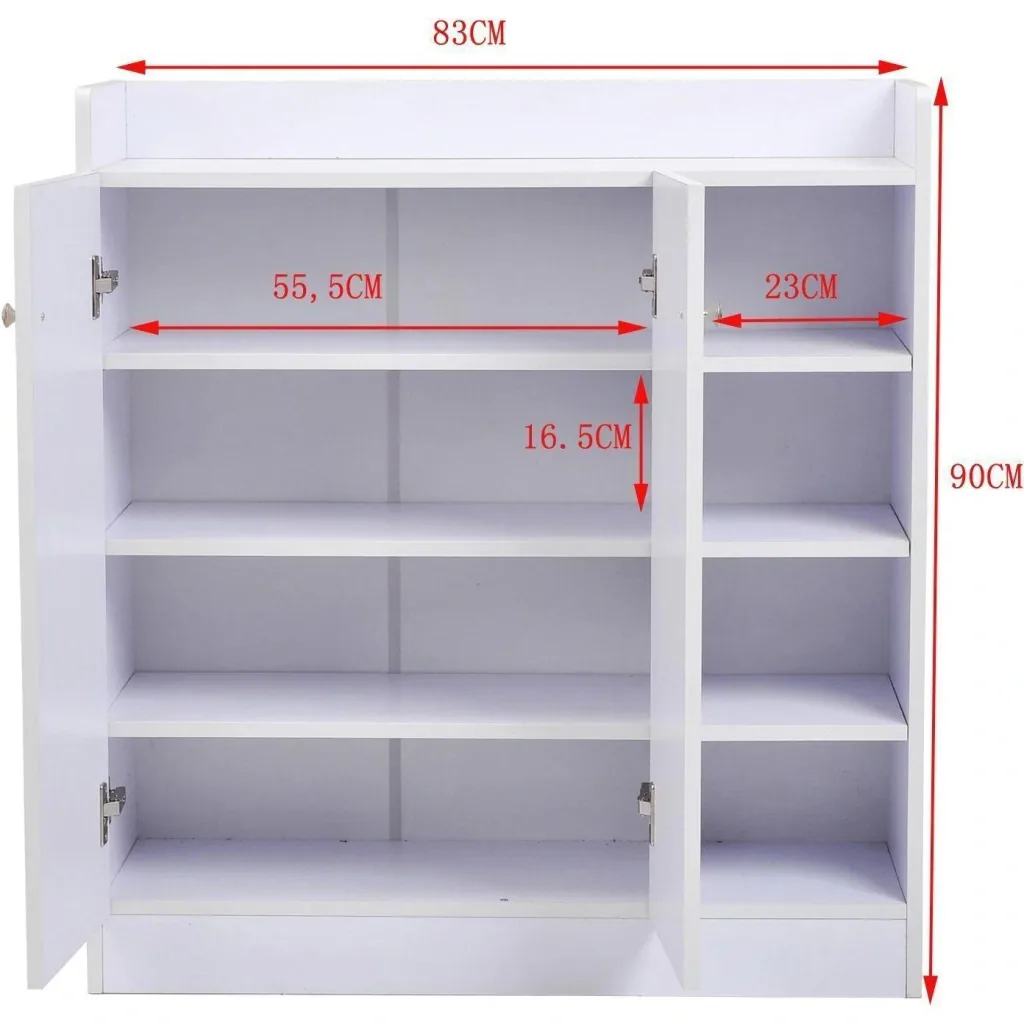 Schuhschrank Schuhregal Haushaltsschrank 2-Türig