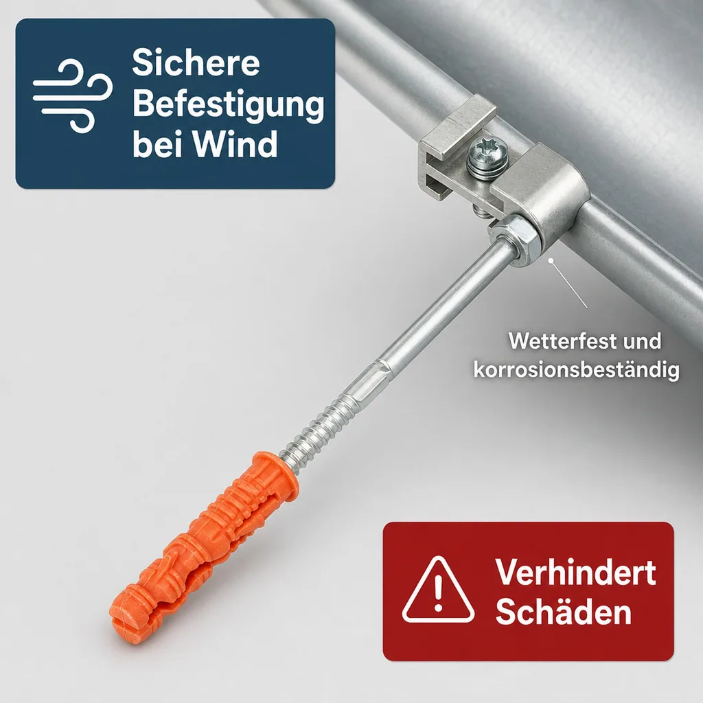 Dachrinnenhaken, Regenrinnenhaken, Dachrinnenhalter Metall, 120mm