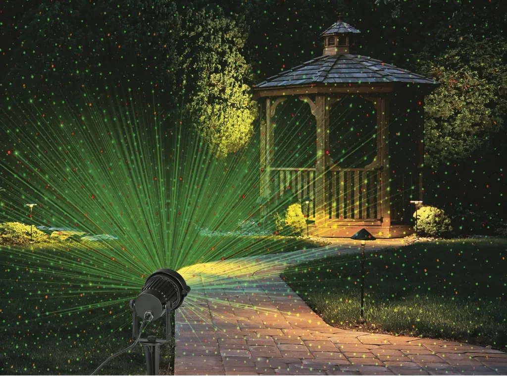Laserstrahler mit Fernbedienung