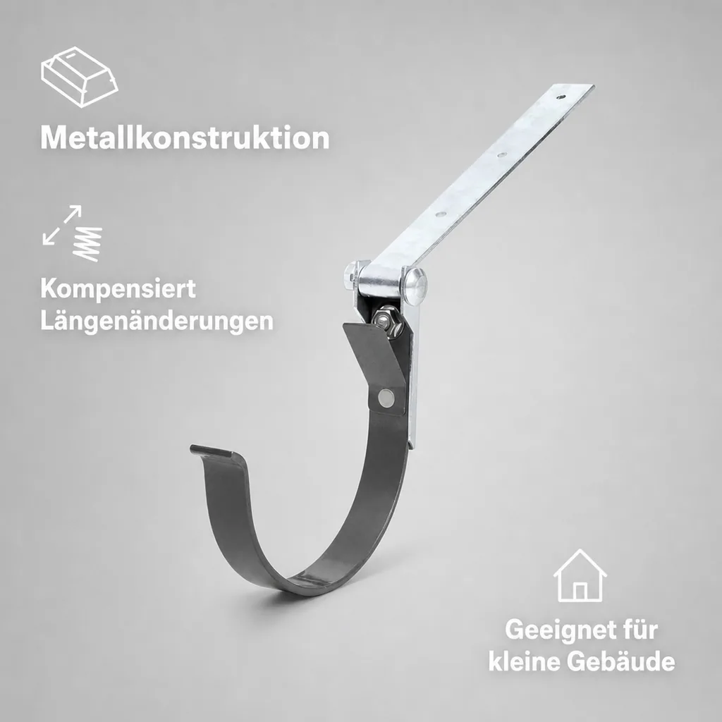 Rinneneisen (Metall) einstellbar graphit System 75
