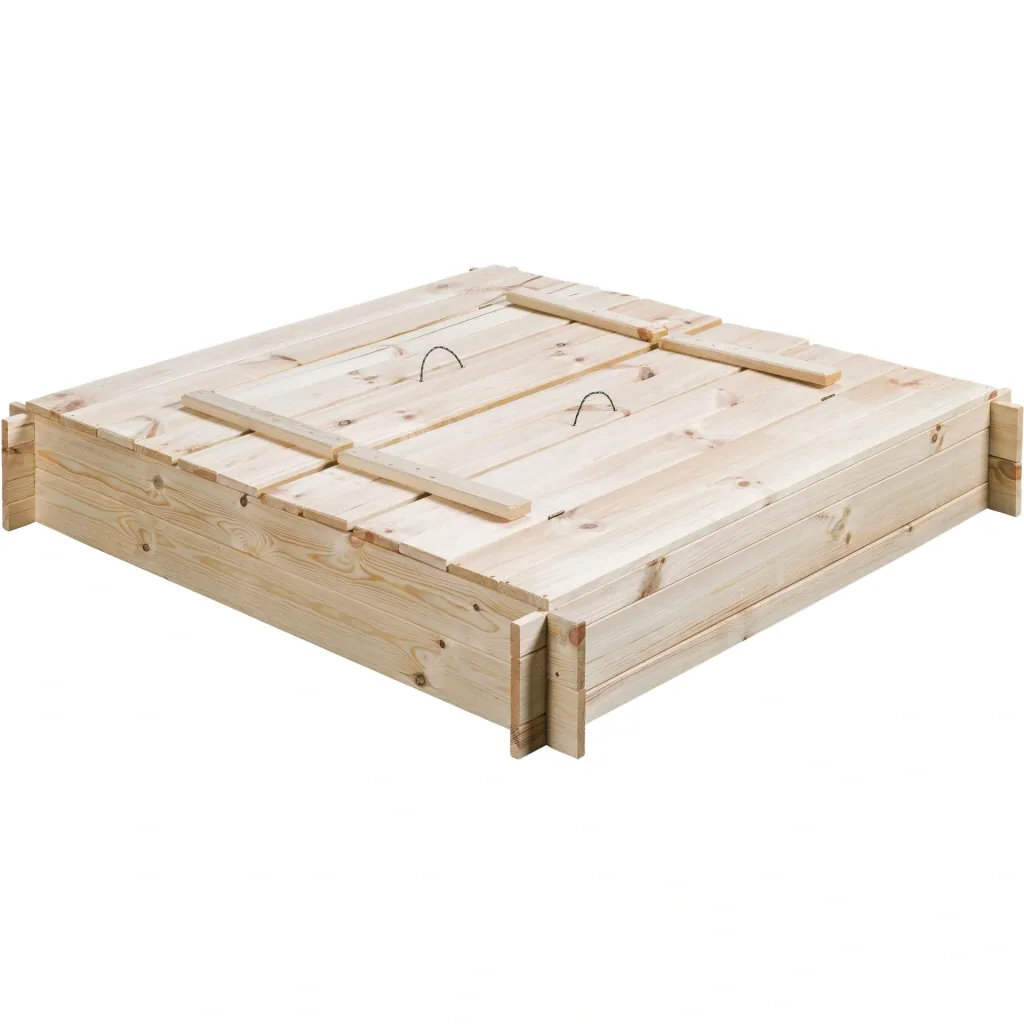 Sandkasten blank holz