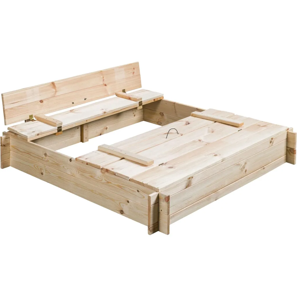 Sandkasten blank holz