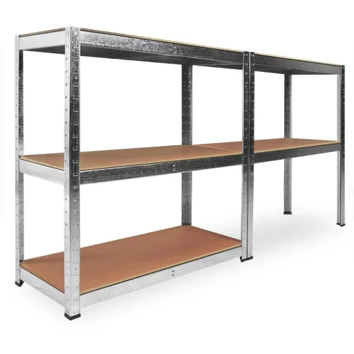 2 Stück Regal / Lagerregal mit 5 Fächern - 175x75x30cm - 350kg
