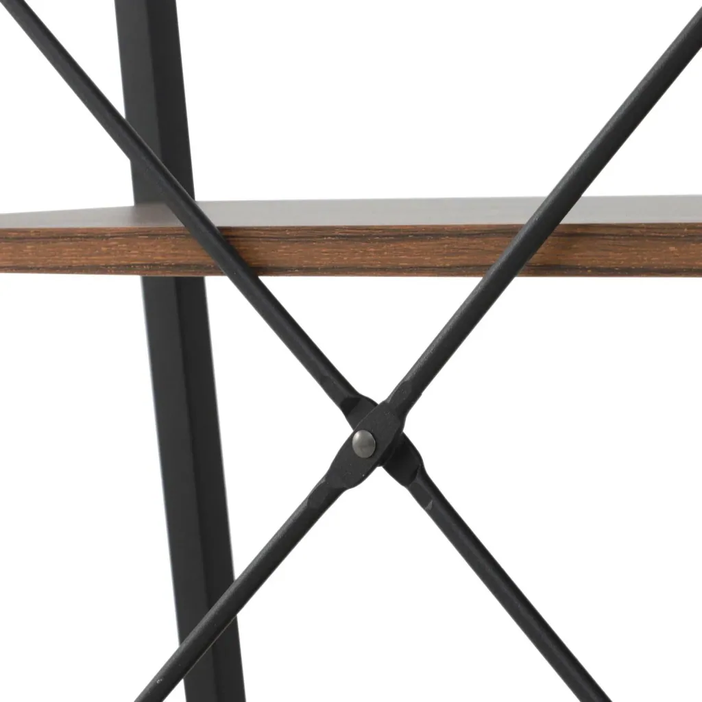 Standregal Leiterregal Stufenregal Bücherregal Blumenregal Holz Vintage 4 Fächer 60 x 35 x 145 cm