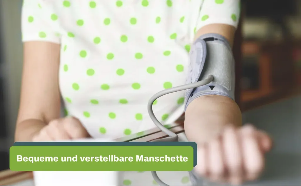 Oberarm-Blutdruckmessgerät, mit Pulsmessung und Arrhythmieerkennung