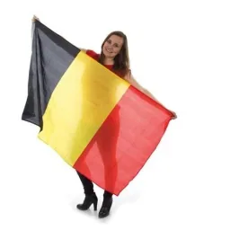 Belgien Flagge / Belgische Flagge - 90 x 150 cm - Schwarz / Gelb / Rot