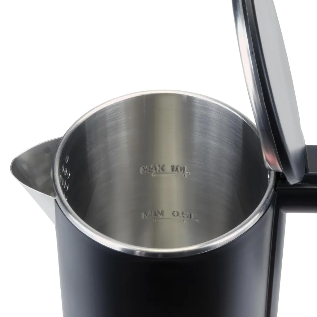 Wasserkocher, 1L, Schwarz, CoolTouch