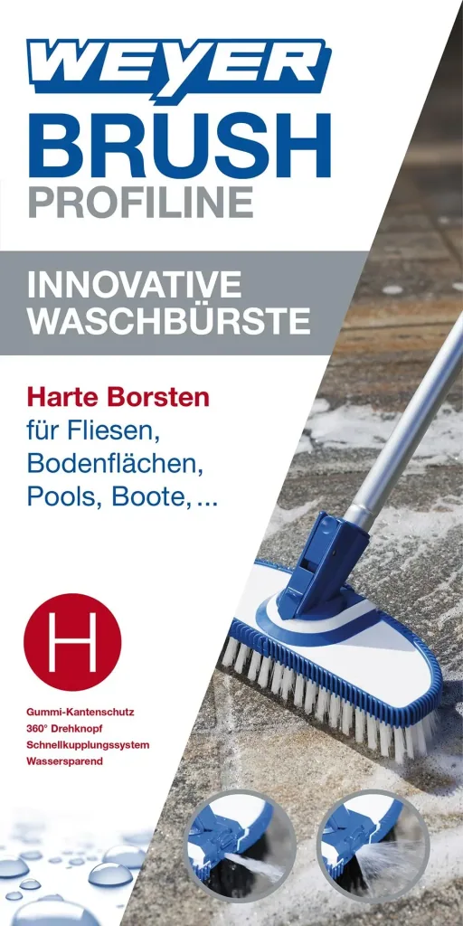Waschbürste "WEYER BRUSH Profiline" - Hart