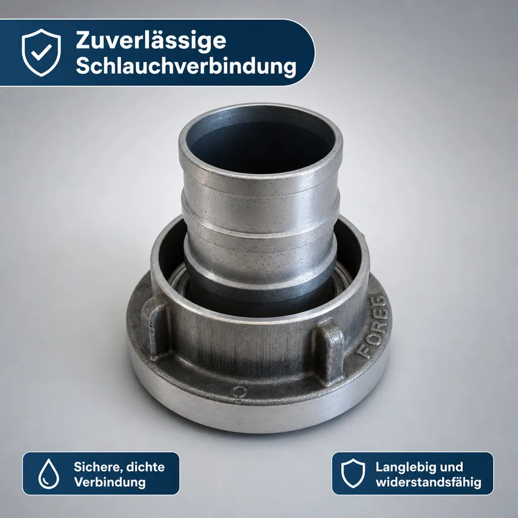 Storz Kupplung, C Kupplung 52mm, Feuerwehrkupplung, Schlauchkupplung