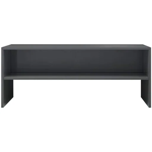 TV-Schrank 100x40x40 cm Spanplatte Hochglanz grau