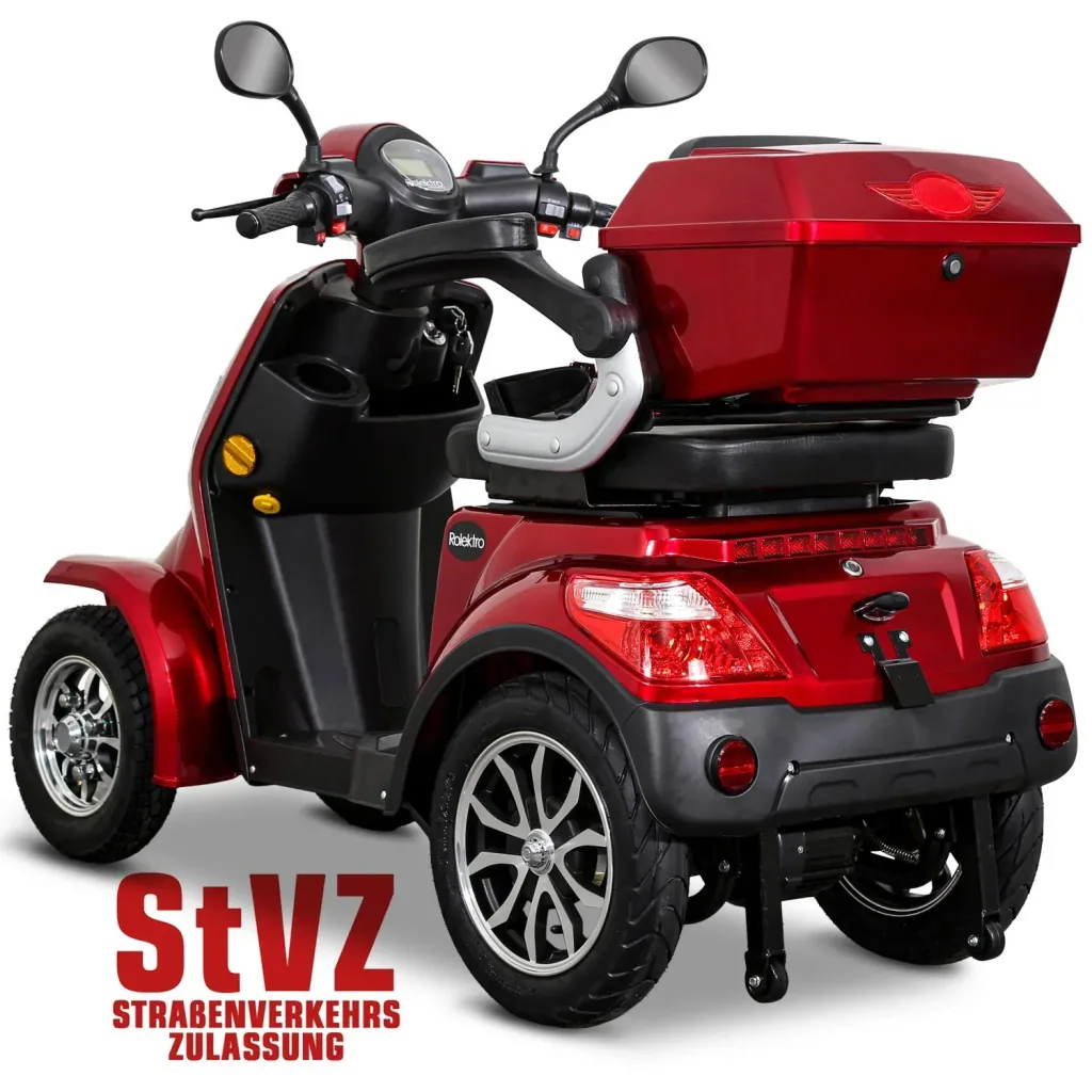 E-Quad 25 V. 2 rot - 1.000 Watt + Straßenverkehrszulassung