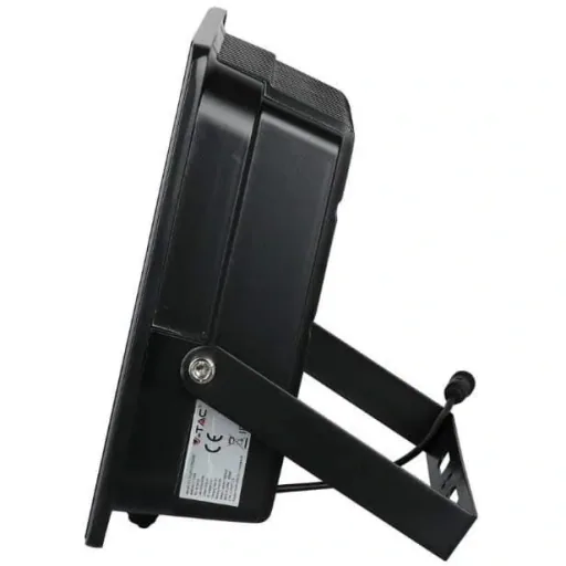 VT-100W Solar-Flutlicht mit Solarpanel - 2450 Lm - 6000K - Schwarz