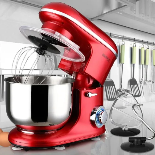 Küchenmaschine Elegance Rot 1200W 6L