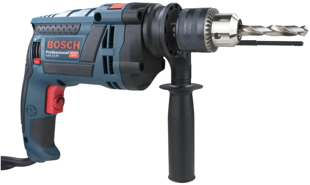 Schlagbohrmaschine GSB 16 RE, 750 Watt, inklusive 100 teiligem Zubehörset