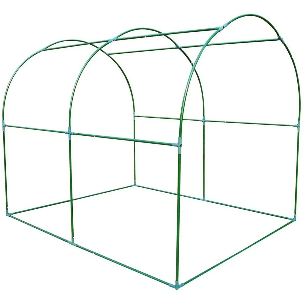 Gewächshaus 2,5x2x2m Foliengewächshaus Transparent