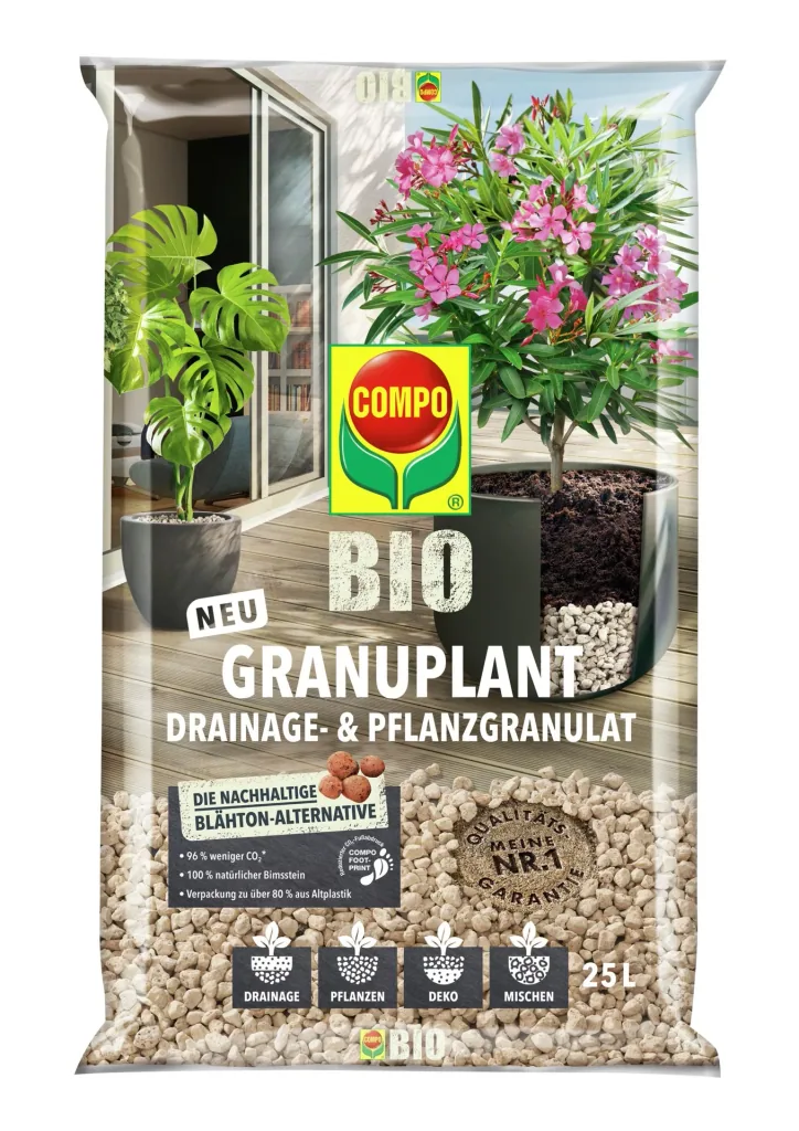 BIO GRANUPLANT Drainage- & Pflanzgranulat 25 Liter