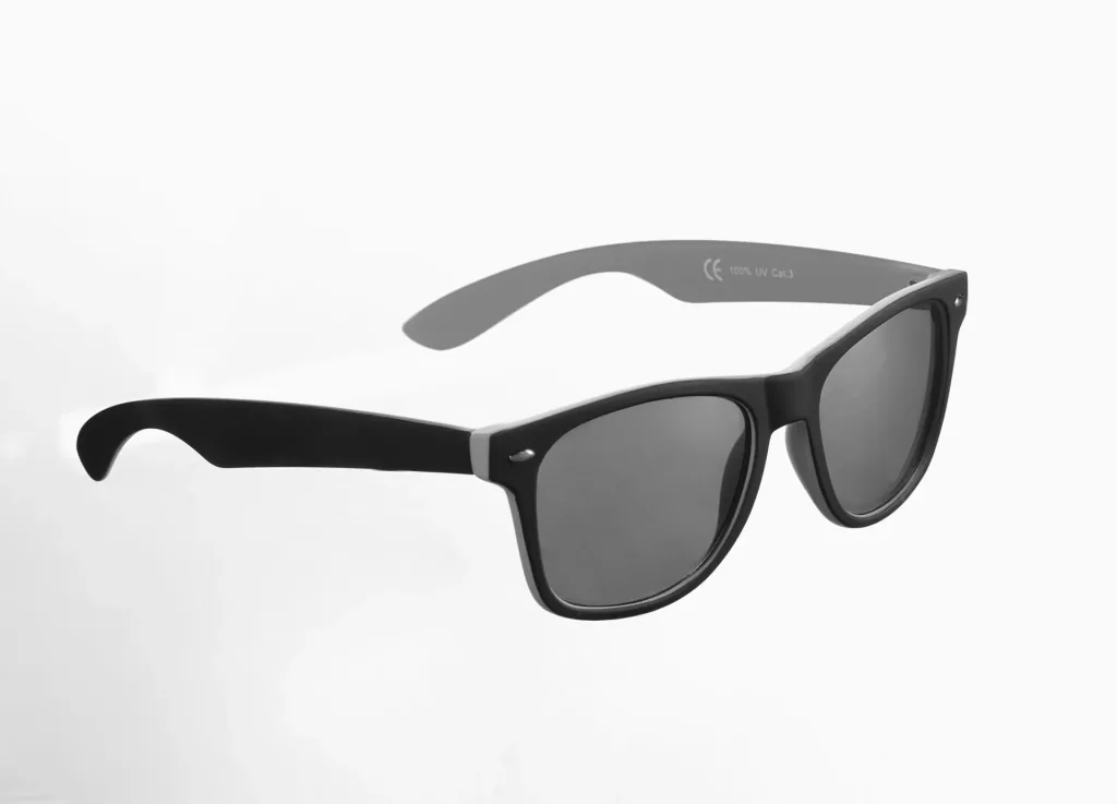 Sonnenbrillen im Doppelpack, schwarz mit grau + schwarz mit blau