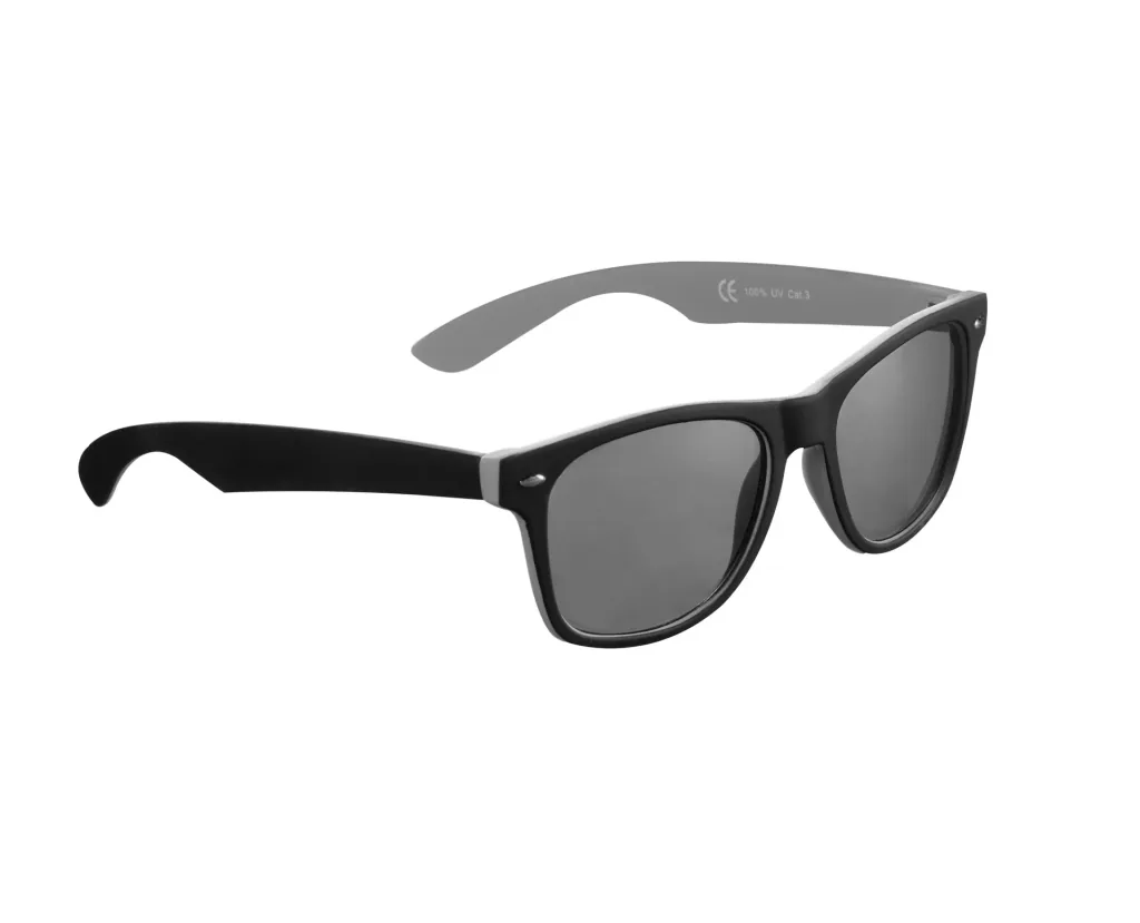 Sonnenbrillen im Doppelpack, schwarz mit grau + schwarz mit blau