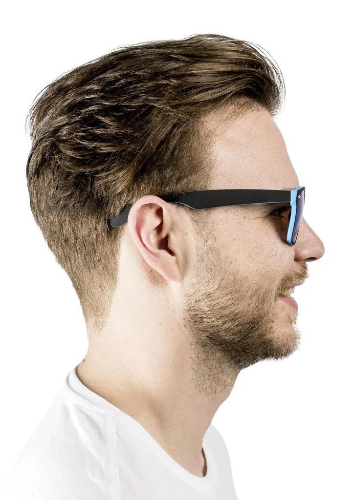 Sonnenbrillen im Doppelpack, schwarz mit grau + schwarz mit blau