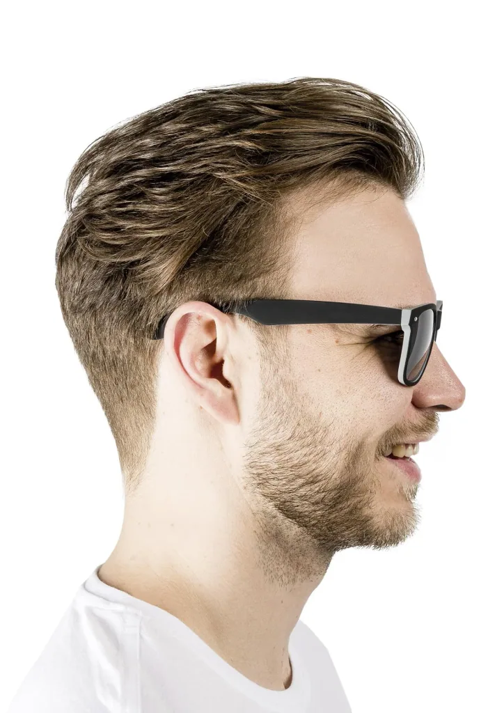 Sonnenbrillen im Doppelpack, schwarz mit grau + schwarz mit blau