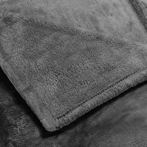Premium-Decke 200x150cm - dunkelgrau