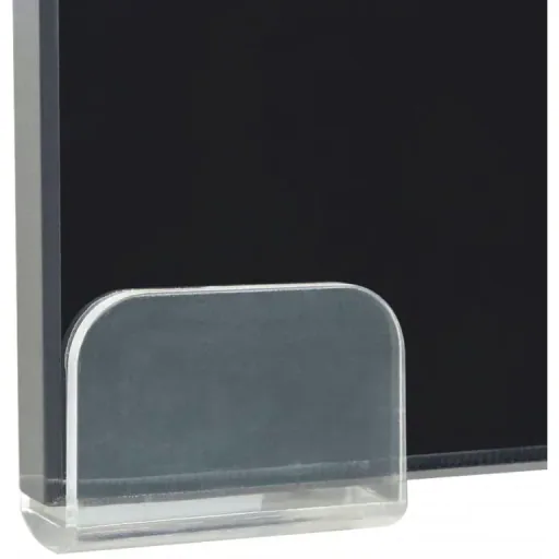 TV-Schrank/Monitorständer schwarz 120x30x13 cm Glas