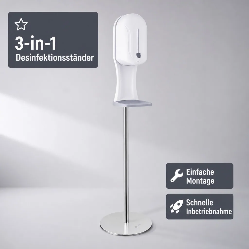 Saro Desinfektionsständer 3 in 1 (ohne Dispenser) für Merit oder Sonja