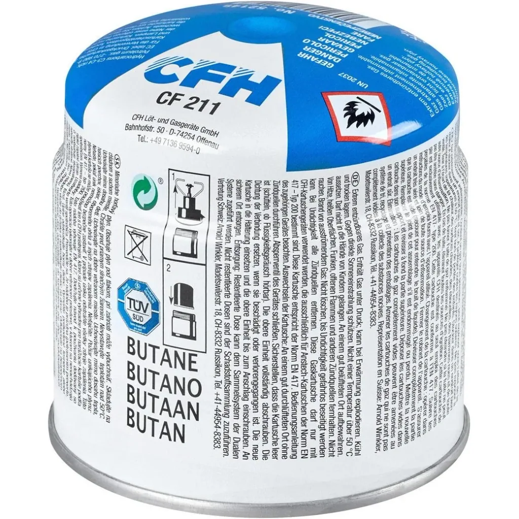 Lötbrenner mit Piezo-Zündung - 1700W - 1200°C MIT CFH-Gaseinfüllstutzen 190 g
