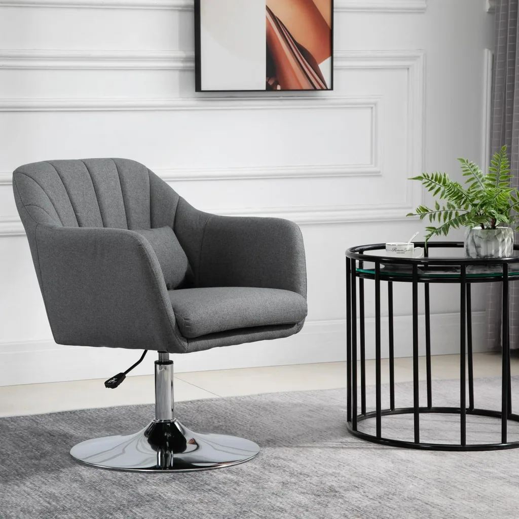 Drehhocker verstellbar, dunkelgrau