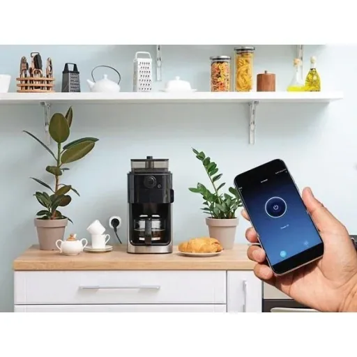 Nampook Rentier mit Schlitten - Weihnachtsbeleuchtung - MIT Perel Smart home Wifi plug für drinnen - Für Android & IOS