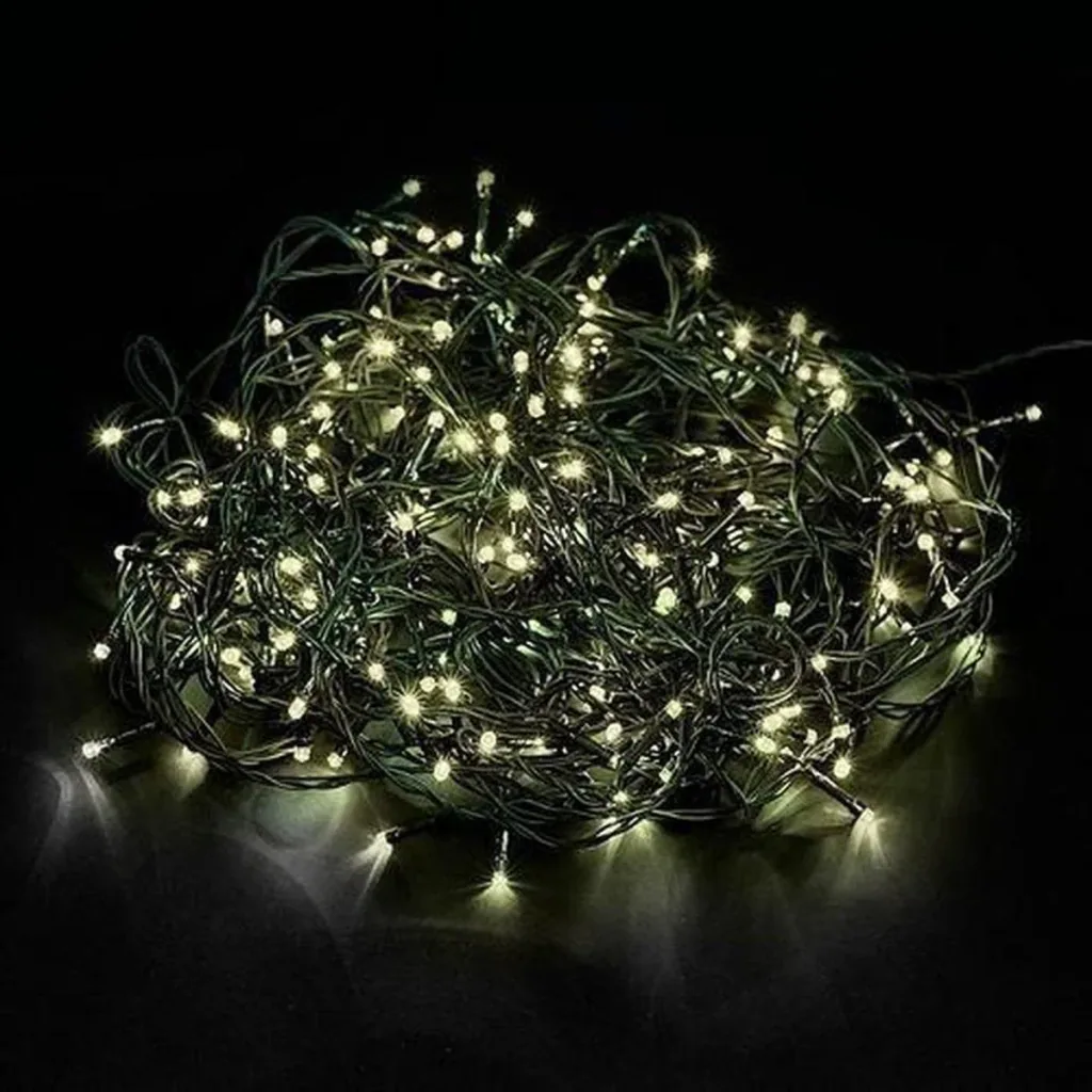 2x Weihnachtsbaum Lichter 14 Meter Warm Weiß - 700LED für Innen und Außen