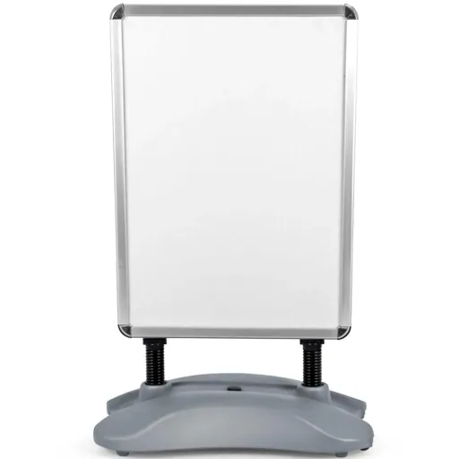 Kundenstopper - beidseitig mit 25L-Füllungstank - 59x84,5cm - Postergröße A1