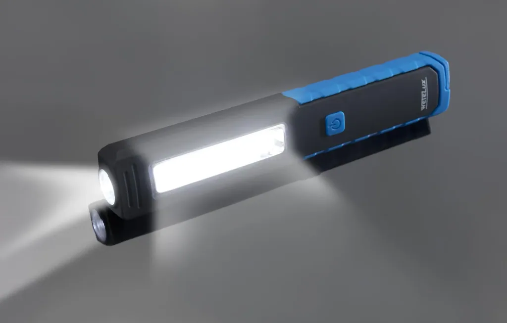Arbeitsleuchte mit Stirnband, COB LEDs, 1W + 3W