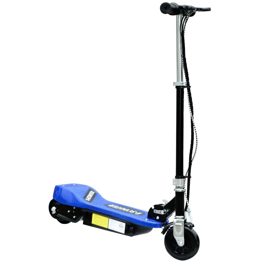 E-Scooter Kinderroller Cityroller 120W klappbar Blau