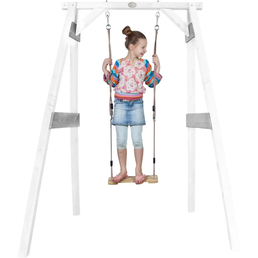 Einzelschaukel Weiß/Grau - Limited Edition