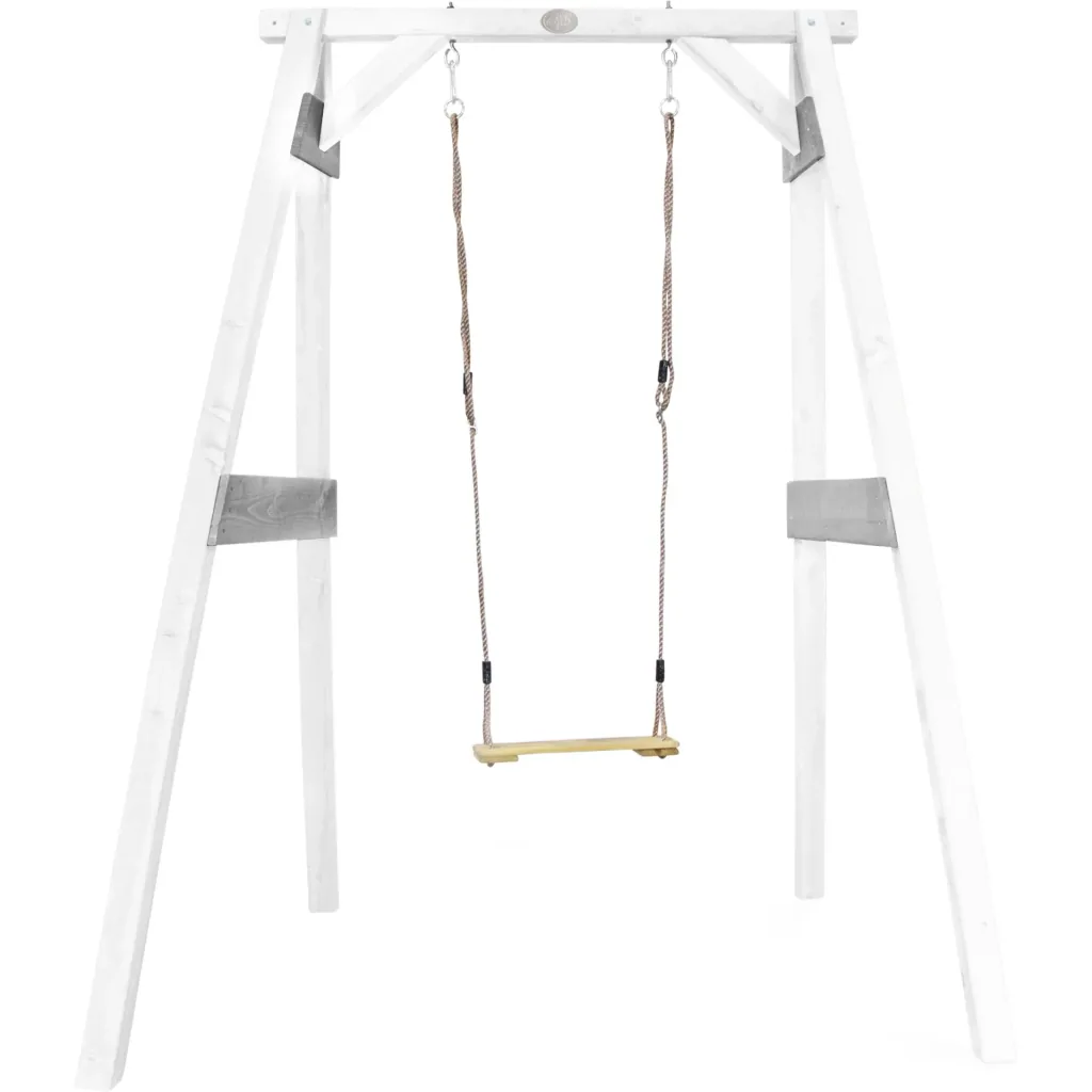 Einzelschaukel Weiß/Grau - Limited Edition