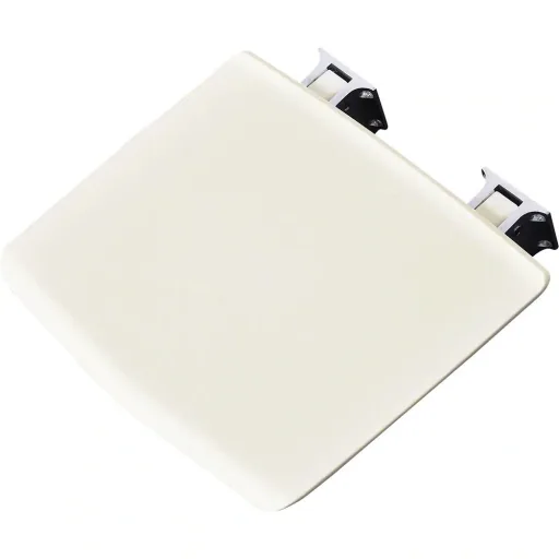 Duschklappsitz mit Wand-Schemel weiß