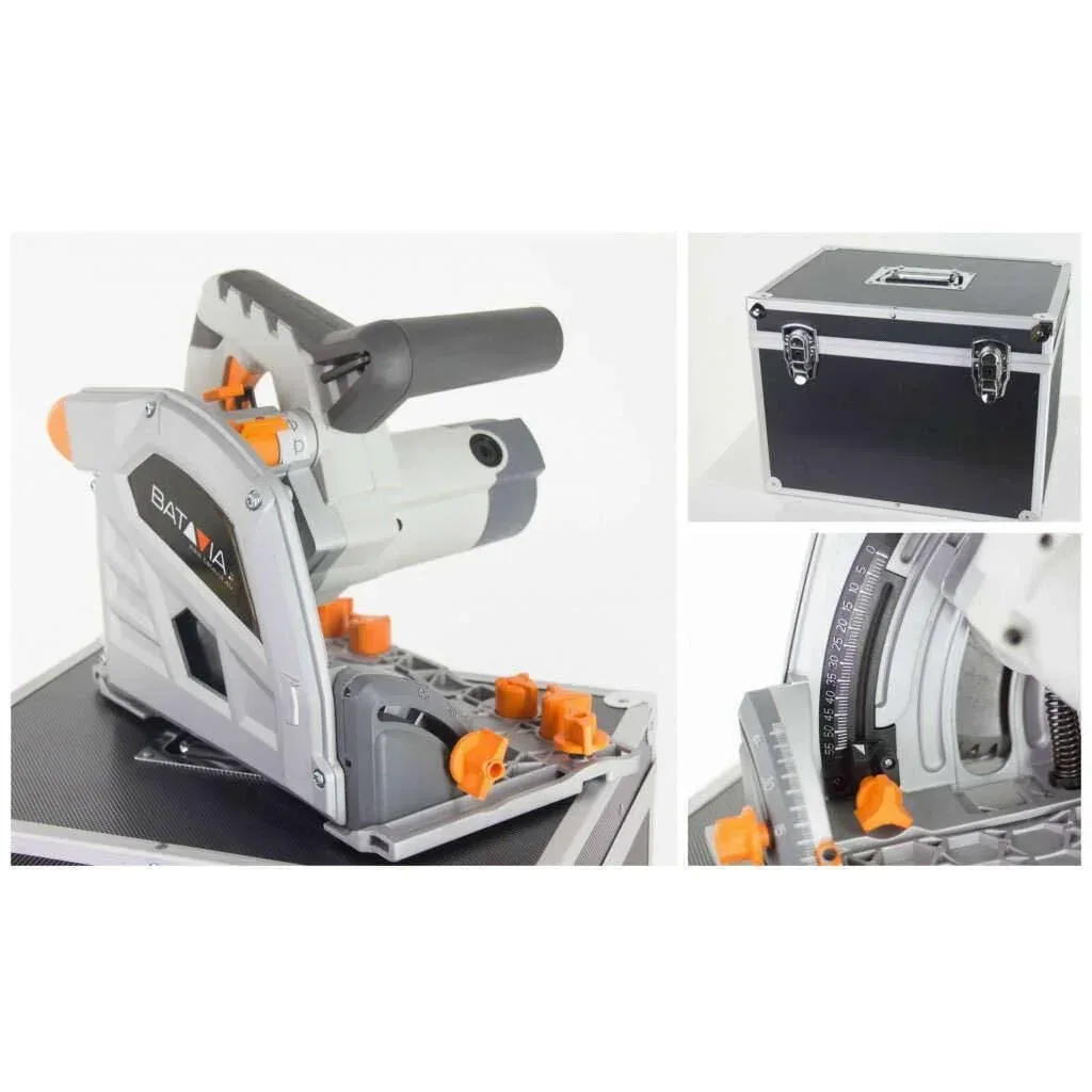 T-RAXX TAUCHSÄGE 1400W - Ø 165 MM ''PROFESSIONAL'' - IM ALUMINIUMGEHÄUSE