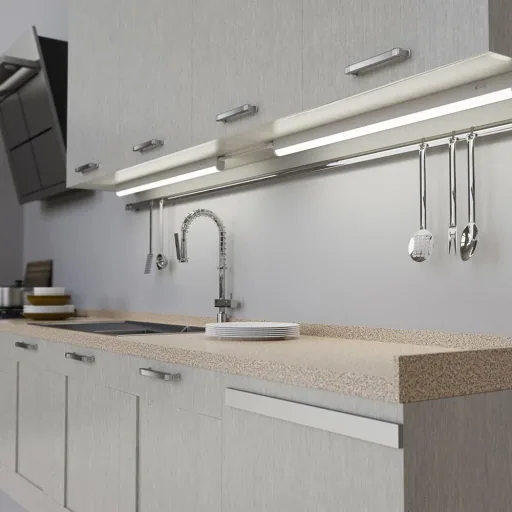 LED-Schrankbeleuchtung - Küchenbeleuchtung - LED-Streifen - weiß