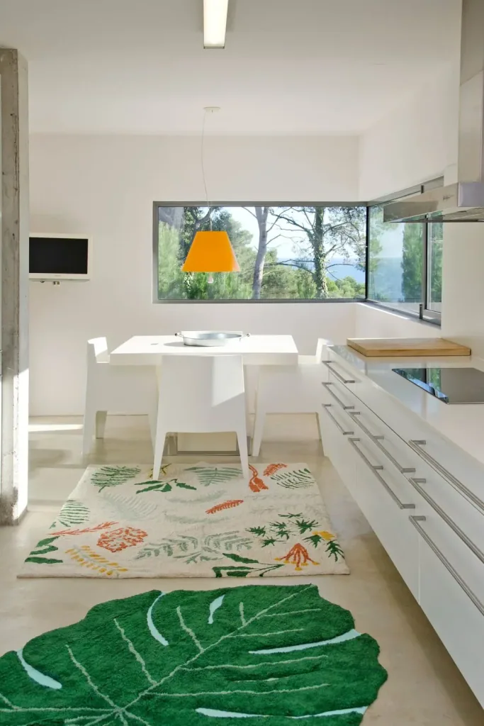 Lorena Canals Waschbarer Teppich - Monstera Leaf, 120 x 160 cm