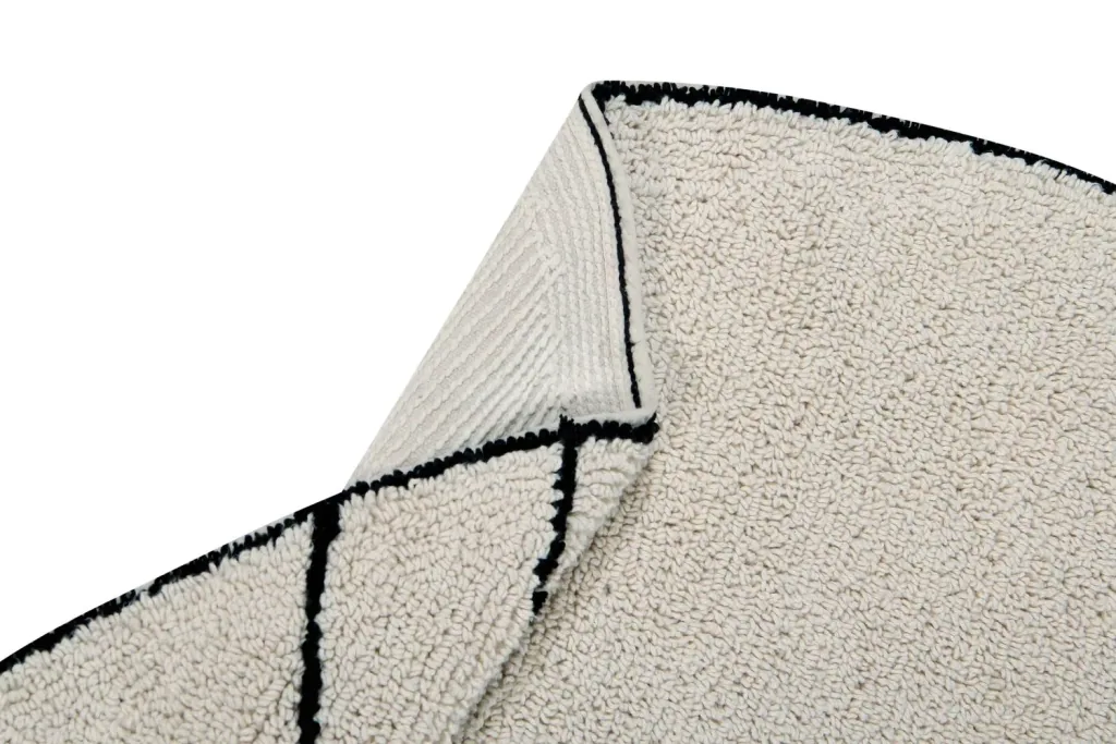 Lorena Canals Waschbarer Teppich - Trace Beige, 160 cm
